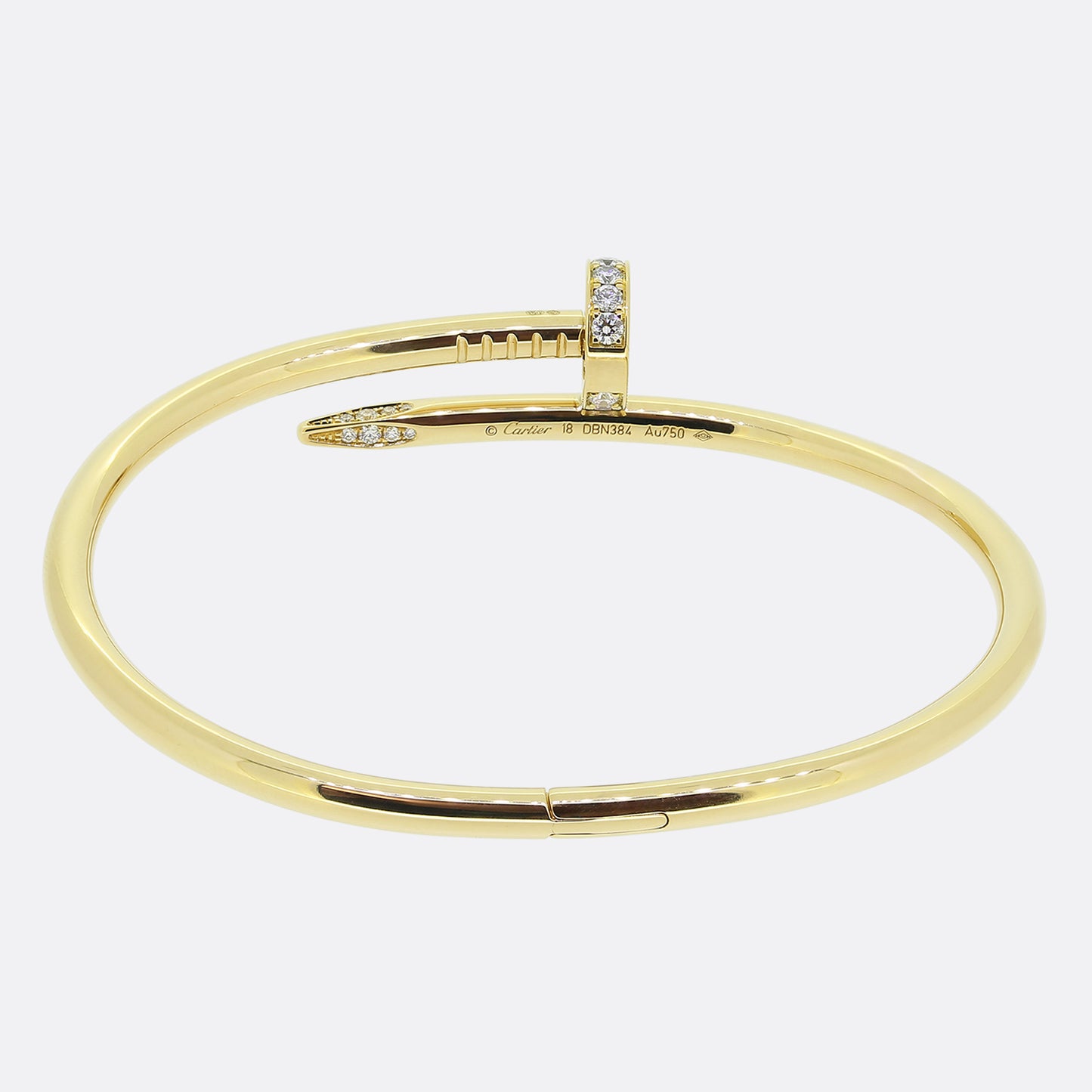Cartier Juste un Clou Diamond Bangle Size 18