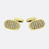 French 1.14 Carat Diamond Cufflinks