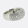 2.70 Carat Round Brilliant Cut Pavé Set Diamond Ring