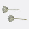 Art Deco 1.20 Carat Diamond Stud Earrings