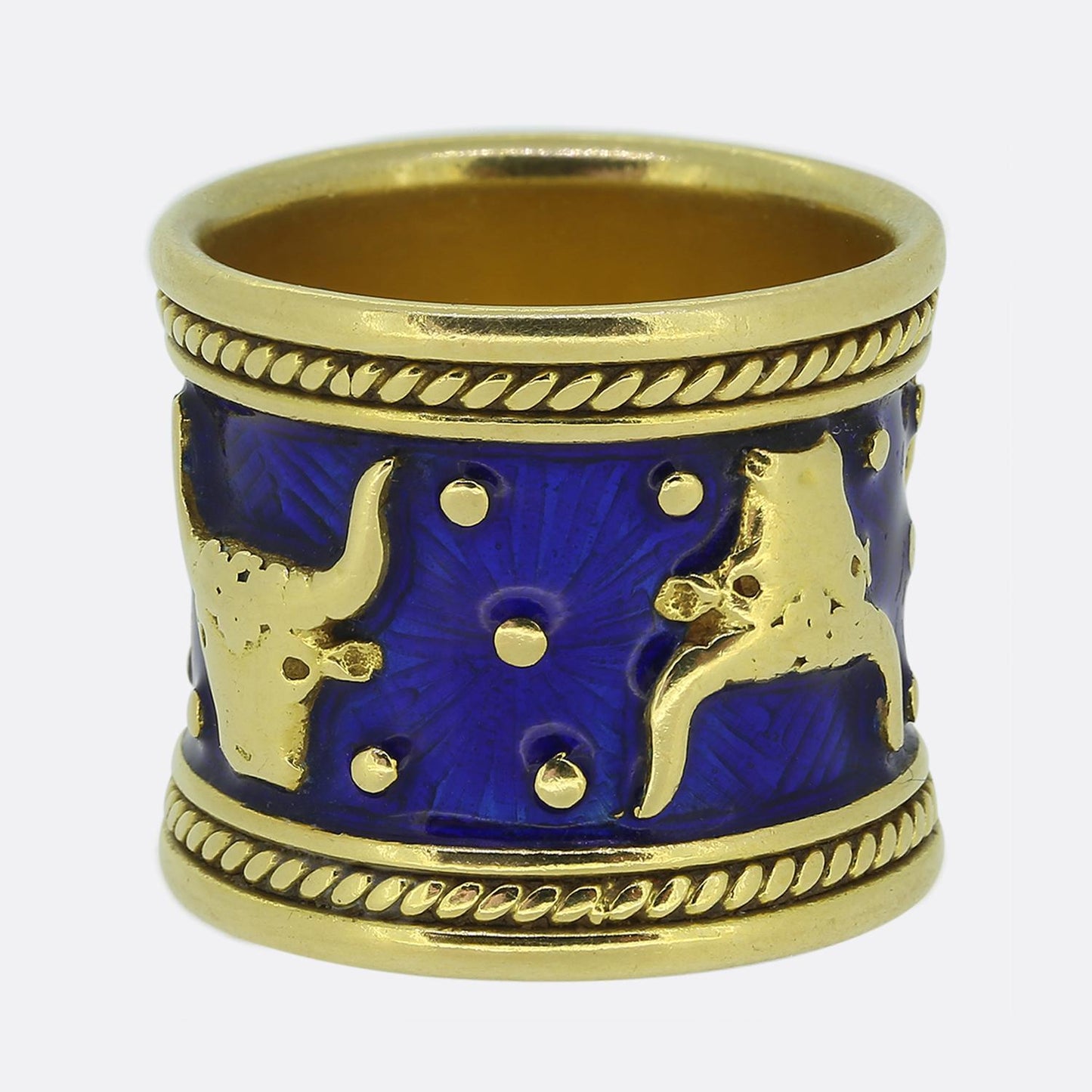 Elizabeth Gage Taurus Zodiac Sign Ring Size K (50)