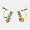 Late Victorian Old Cut Diamond Drop Earrings