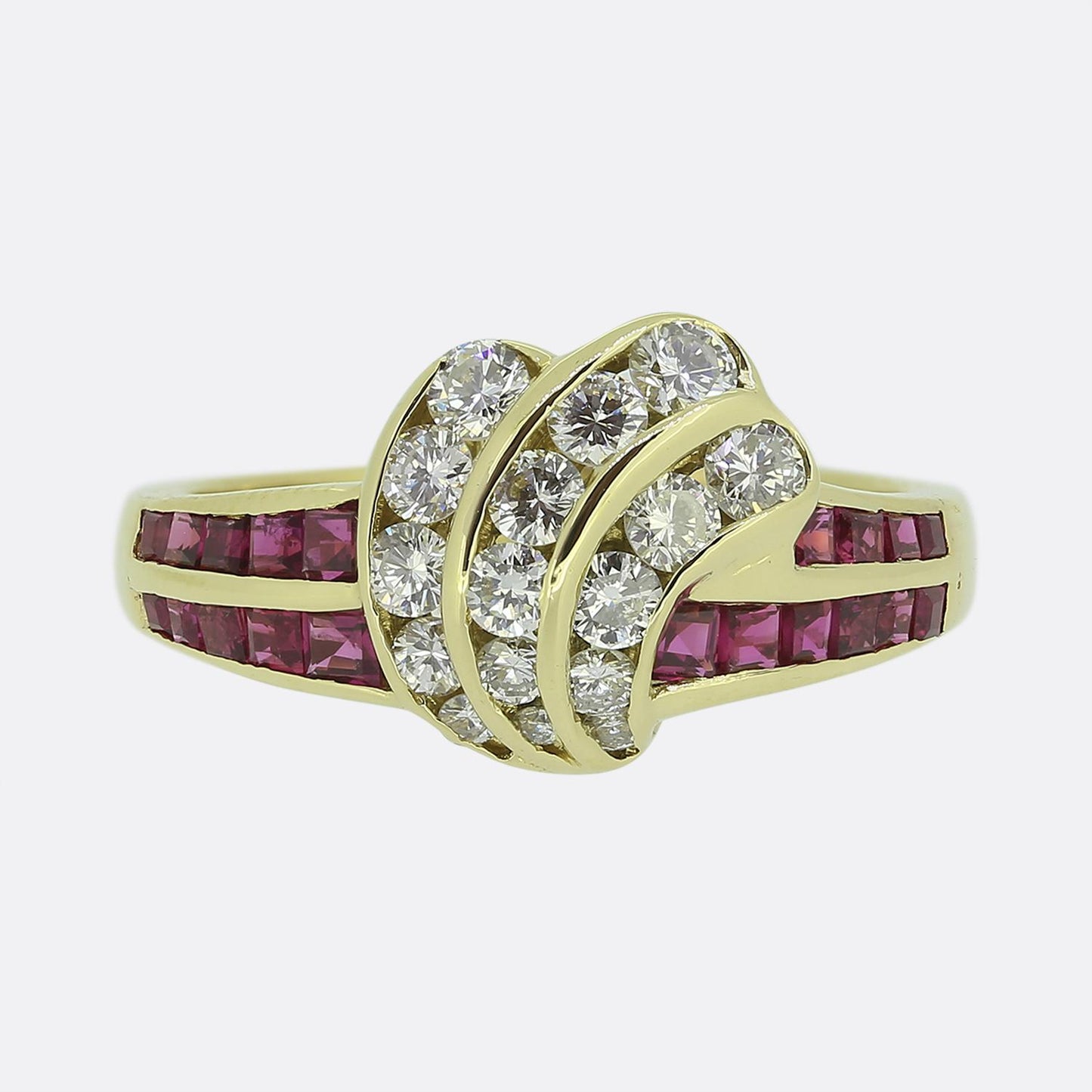 Wempe Ruby and Diamond Ring