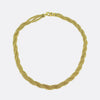 Vintage Triple Twisted Strand Mesh Necklace