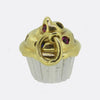 Tiffany & Co. Ruby Sapphire Emerald Cupcake Charm Pendant