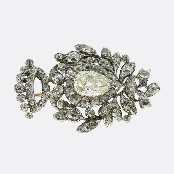 Victorian Diamond Heart Pendant