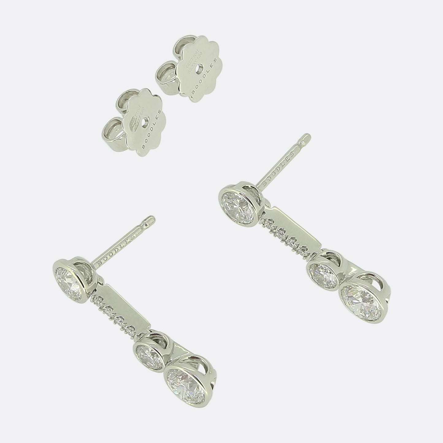 Boodles Diamond Waterfall Earrings