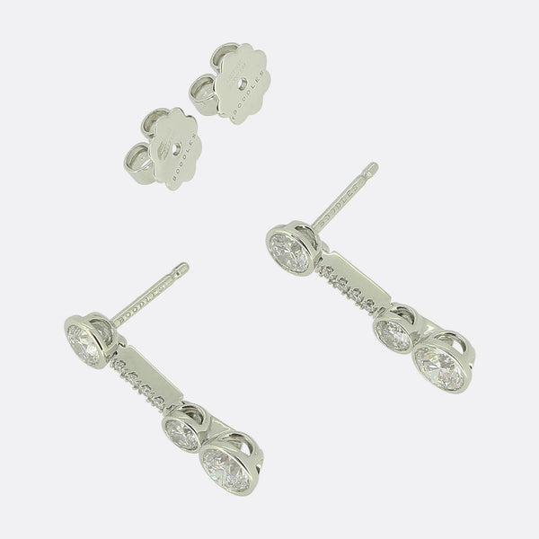 Boodles Diamond Waterfall Earrings