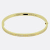 Cartier Small Model Paved Love Bangle Size 17