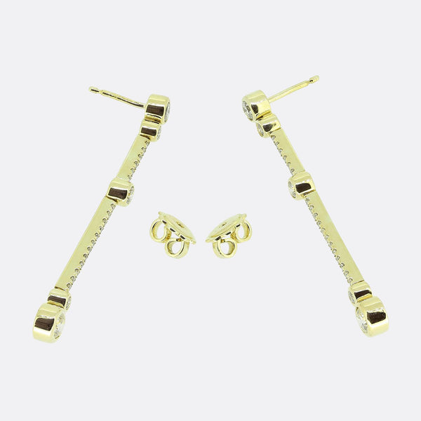 Boodles Raindance Diamond Drop Earrings