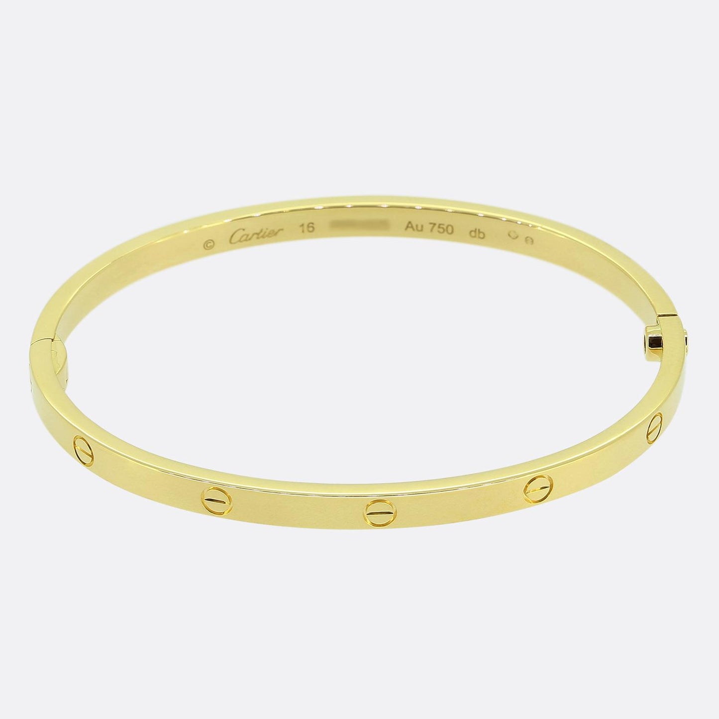 Cartier Small Model Love Bangle Size 16