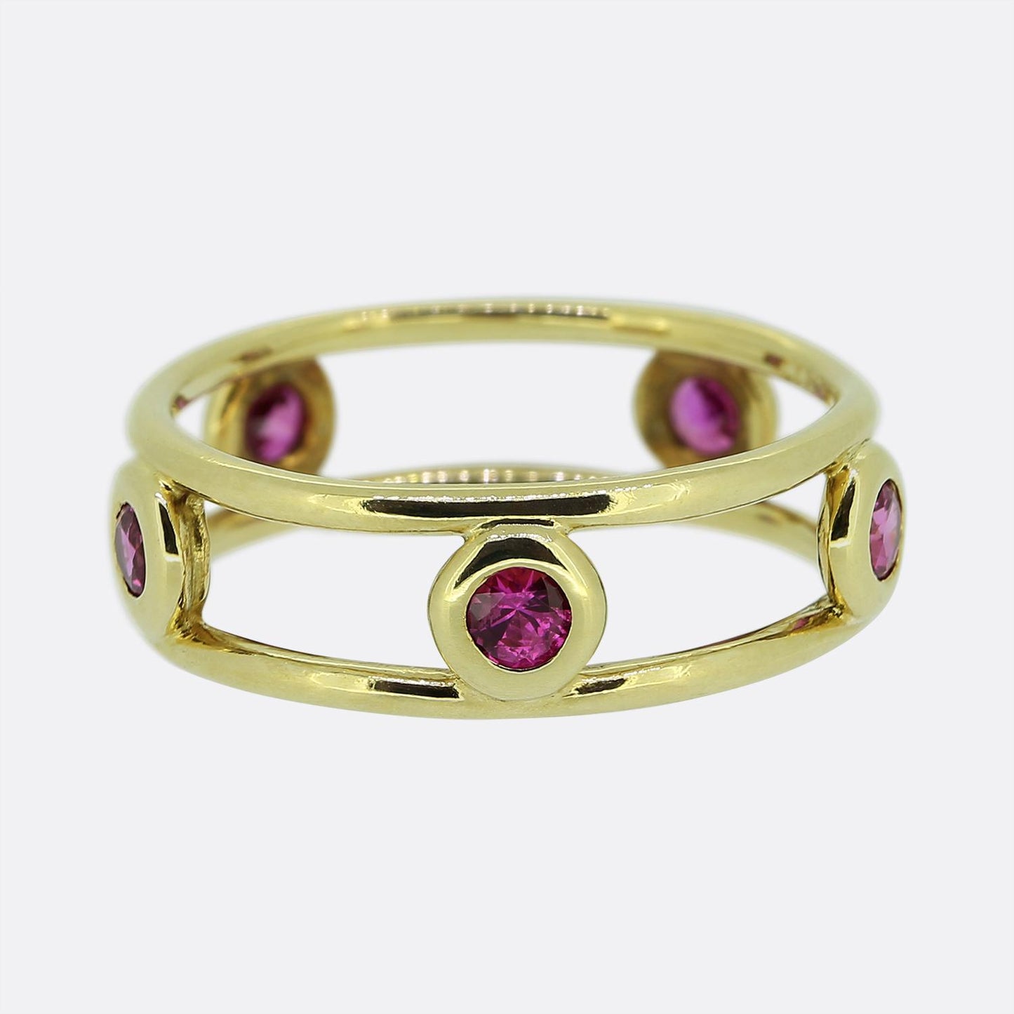 Tiffany & Co. Pink Sapphire By the Yard Ring
