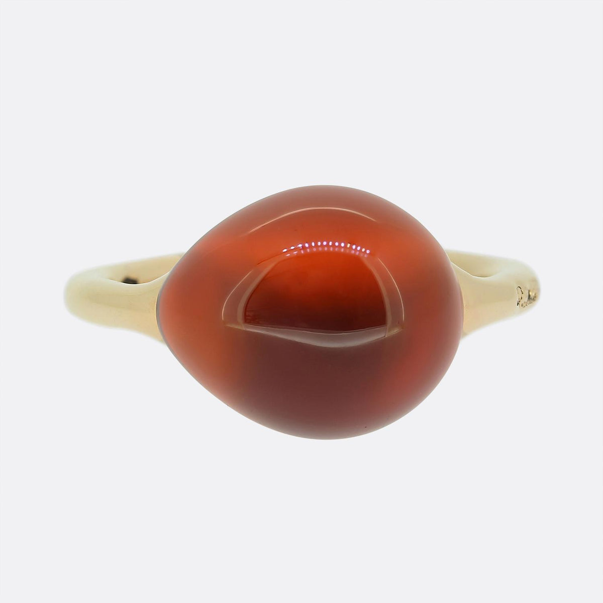 Pomellato Rouge Passion Cabochon Orange Ring