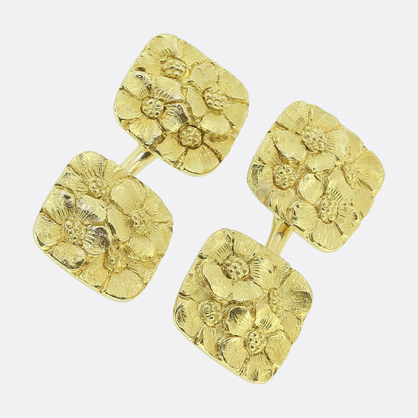 Antique Floral Cufflinks