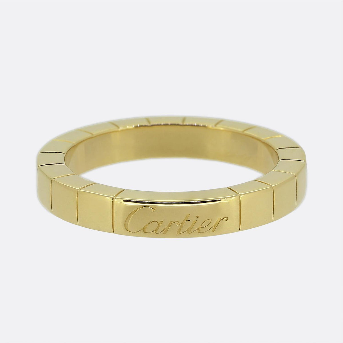Cartier Lanieres Band Ring Size J (49)