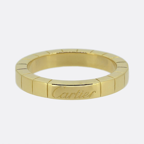 Cartier Lanieres Band Ring Size J (49)