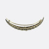 Victorian 7.50 Carat Old Cut Diamond Crescent Brooch