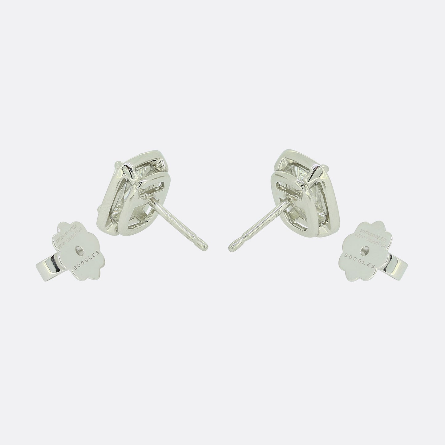 Boodles Ashoka Cut 2.0 Carat Diamond Stud Earrings