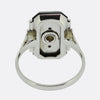 Art Deco Onyx and Diamond Ring