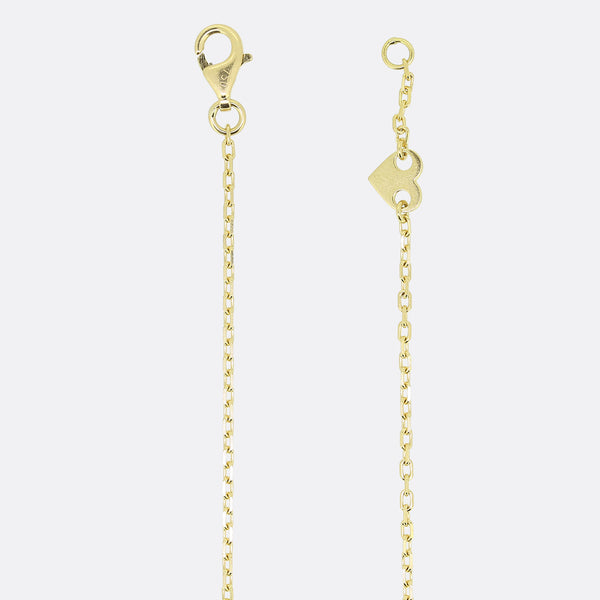 Smiley Face Diamond Chain Bracelet