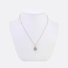 Antique Diamond Cluster Necklace
