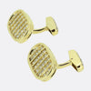 French 1.14 Carat Diamond Cufflinks
