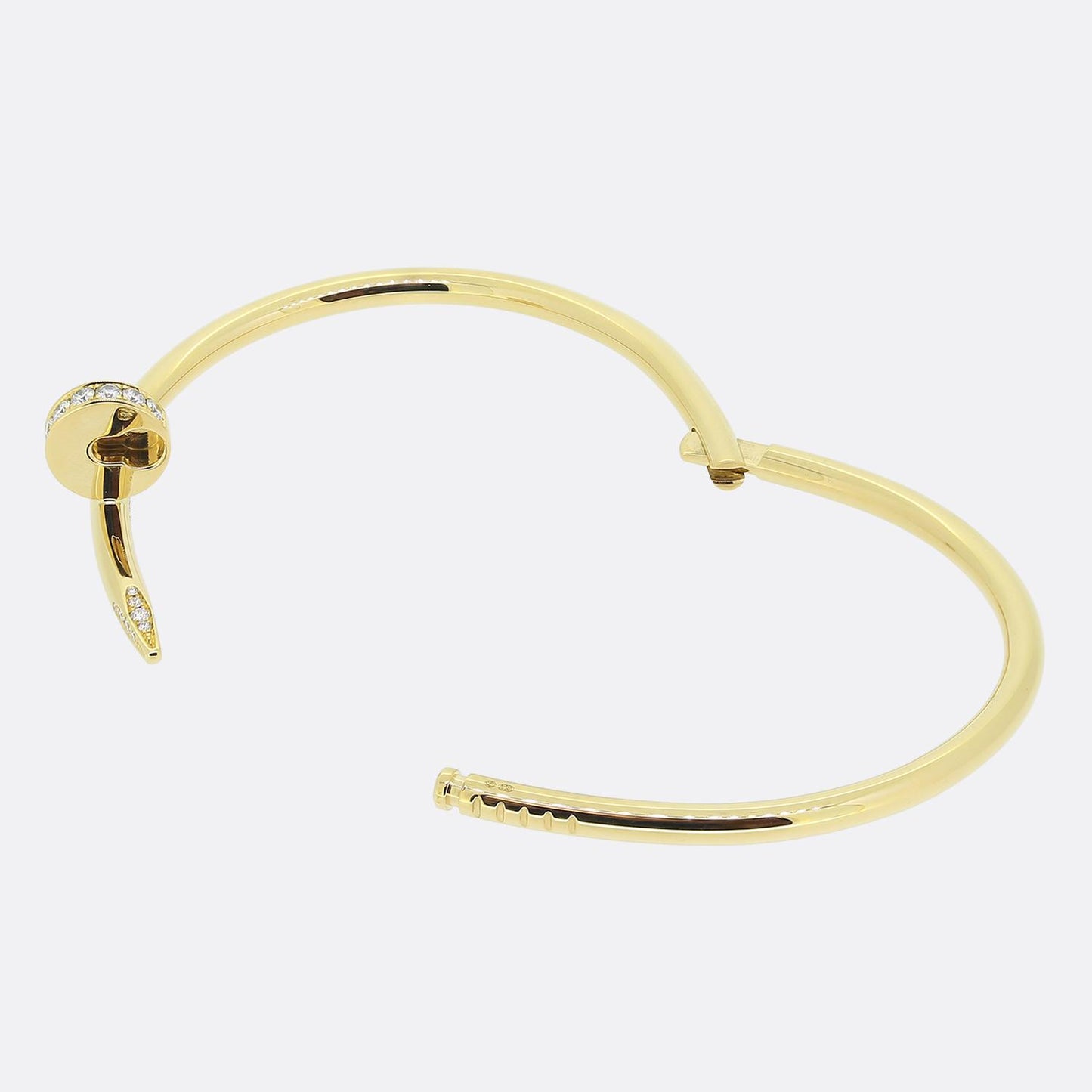 Cartier Juste un Clou Diamond Bangle Size 18