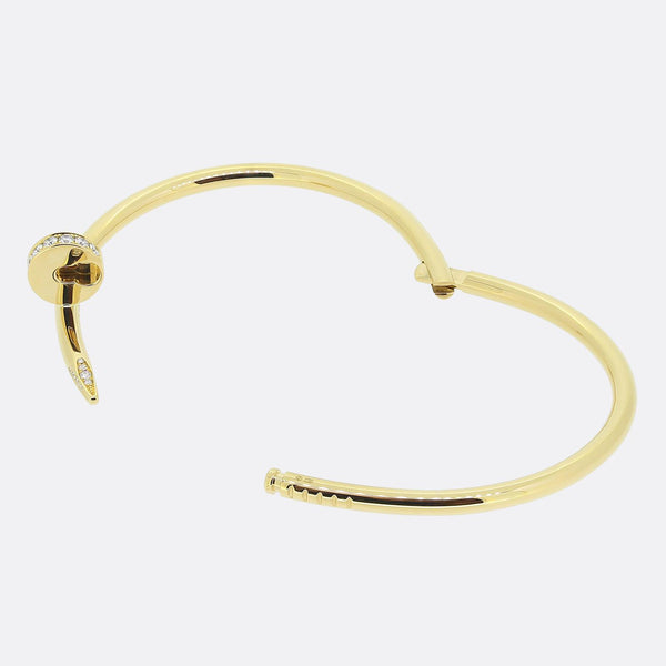 Cartier Juste un Clou Diamond Bangle Size 18