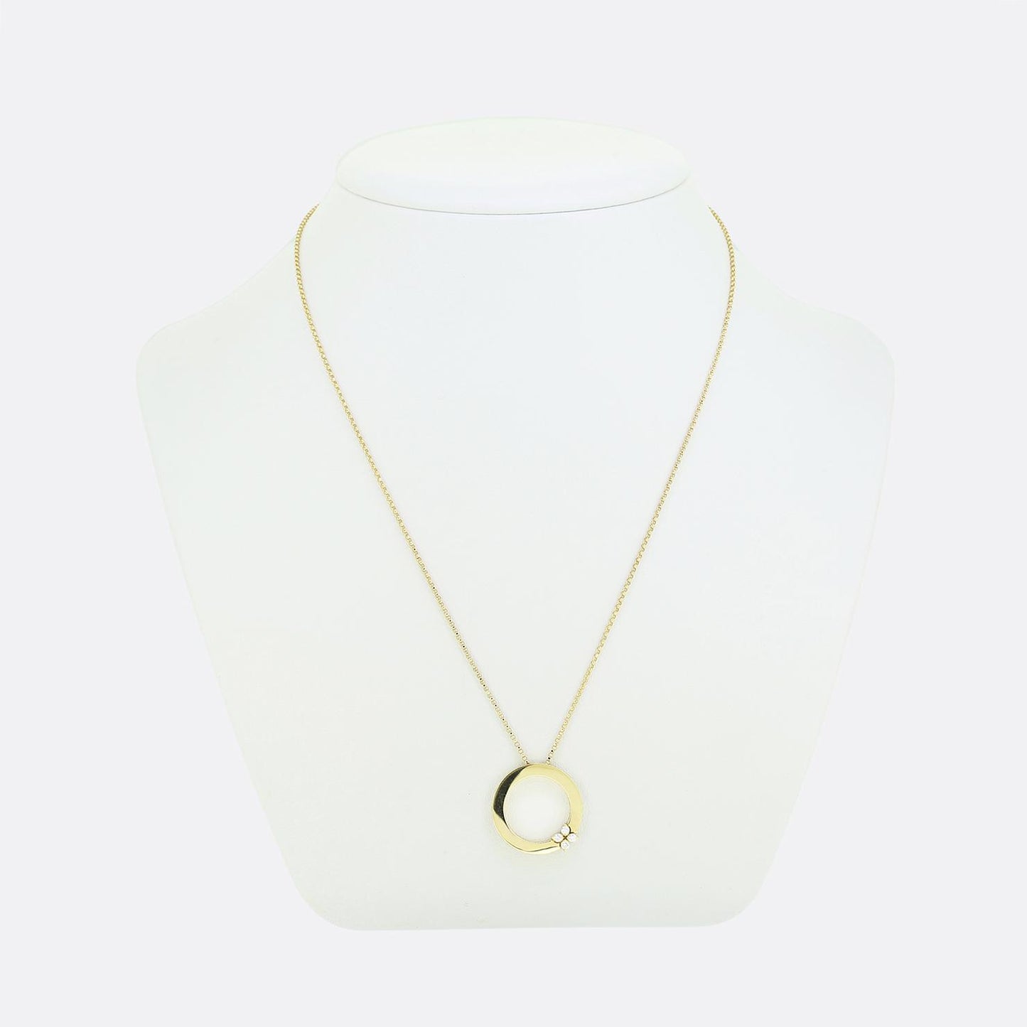 Roberto Coin Love in Verona 0.09 Carat Diamond Pendant Necklace