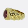 Vintage Cabochon Ruby Single-Stone Ring