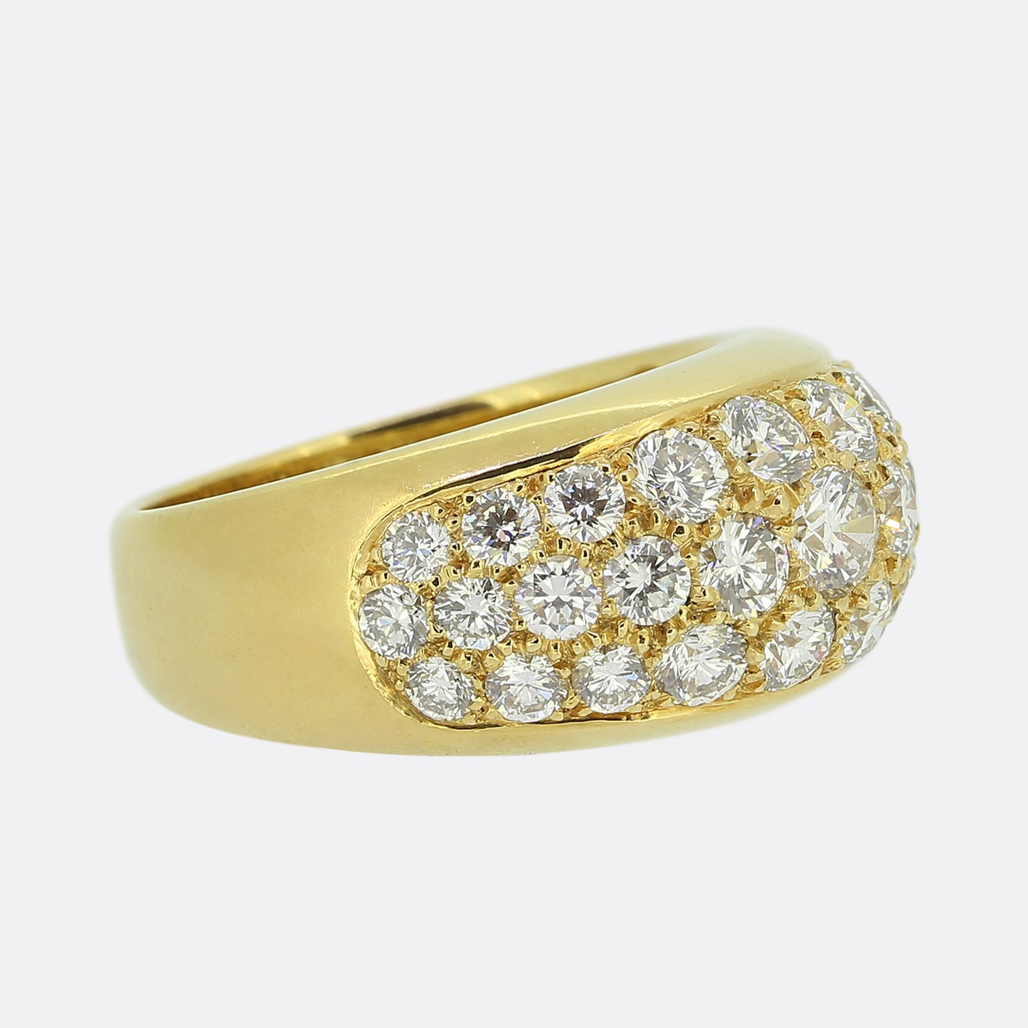 Bvlgari Pavé Diamond Set Ring