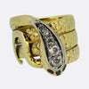 Victorian Old Cut Diamond Snake Ring