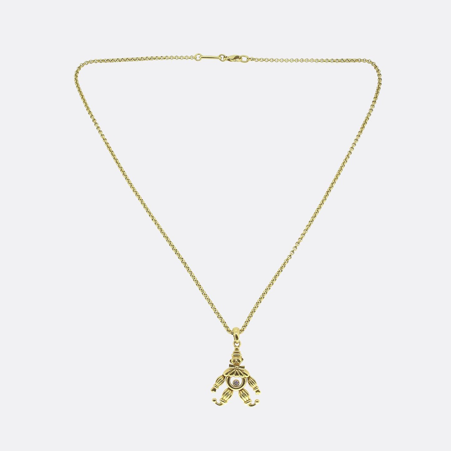 Chopard Happy Diamonds Clown Pendant Necklace