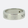 Vintage Roman Numeral Diamond Band Ring