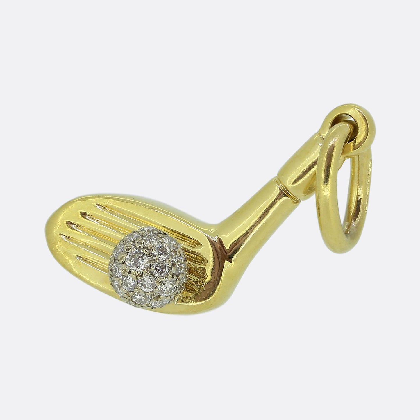 Tiffany & Co. Diamond Golf Club Charm Pendant