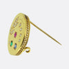 Antique Multi Gemstone Lily of the Valley Brooch