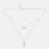 Messika Move Uno Two-Row Pavé Diamond Necklace