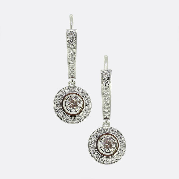Cartier D'Amour Diamond Sleeper Earrings