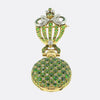 Patek Philippe for Tiffany & Co. Demantoid Garnet and Diamond Brooch Fob Watch