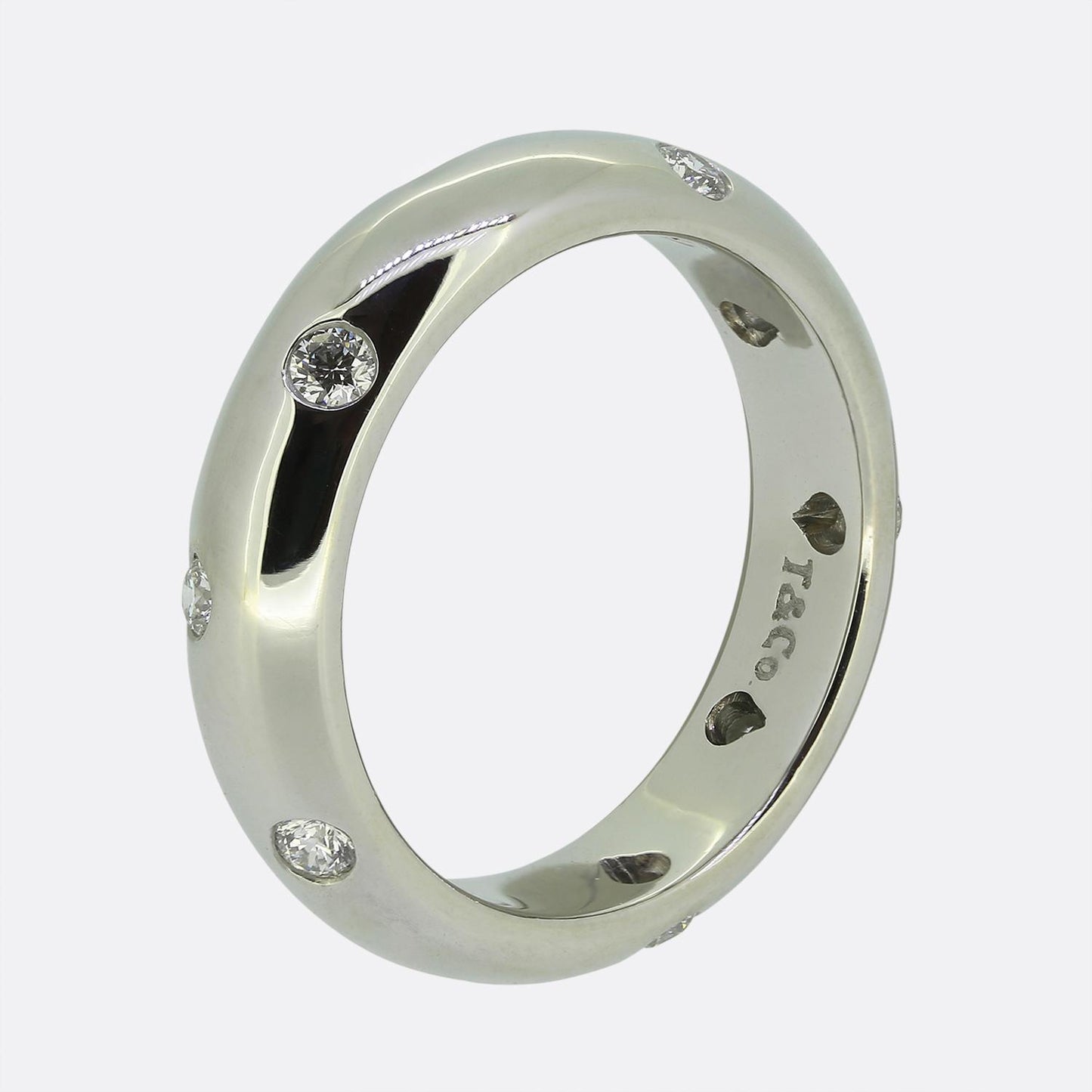 Tiffany & Co. Diamond Etoile Ring Size I (48)