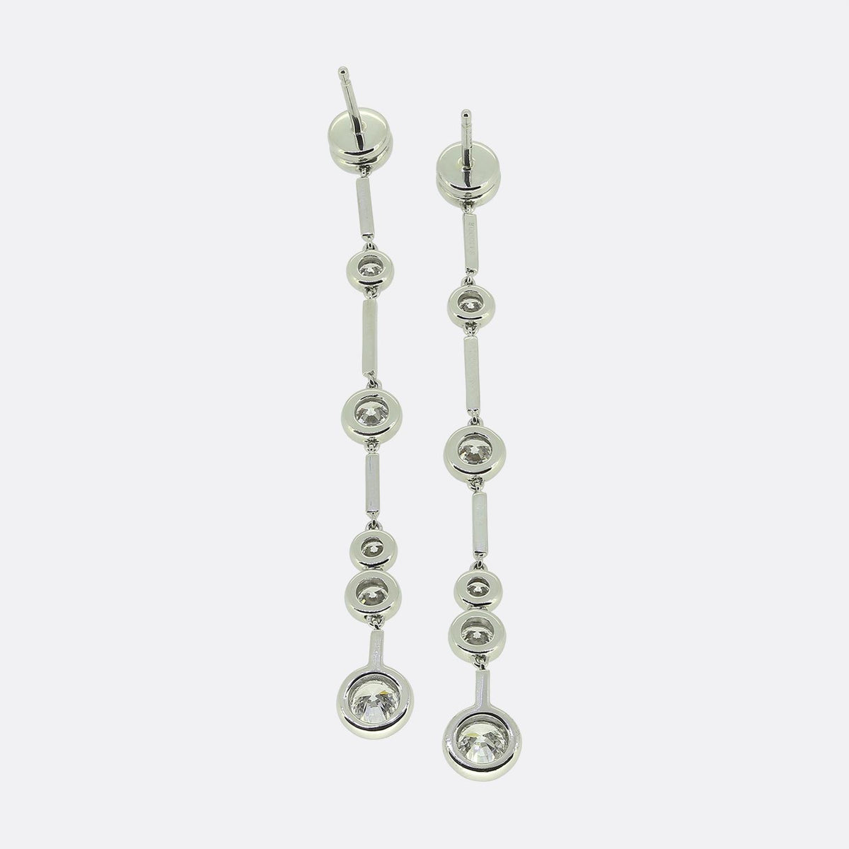 Boodles Raindance Long Diamond Drop Earrings