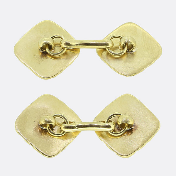 Antique Floral Cufflinks