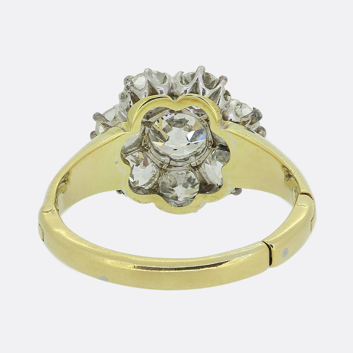 Vintage Diamond Cluster Arthritic Ring