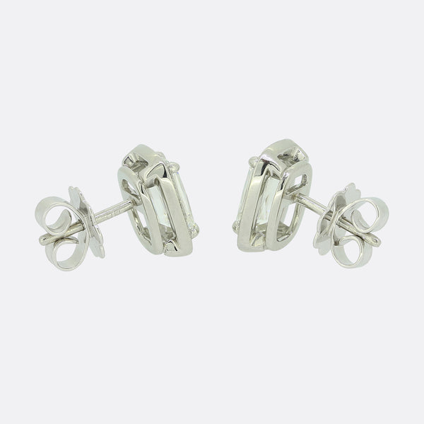 Boodles Ashoka Cut 2.0 Carat Diamond Stud Earrings