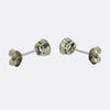 Art Deco 1.20 Carat Diamond Stud Earrings
