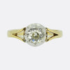 TVJ 0.94 Carat Old European Cut Diamond Solitaire Ring