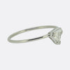0.60 Carat Shield-Cut Diamond Solitaire Ring