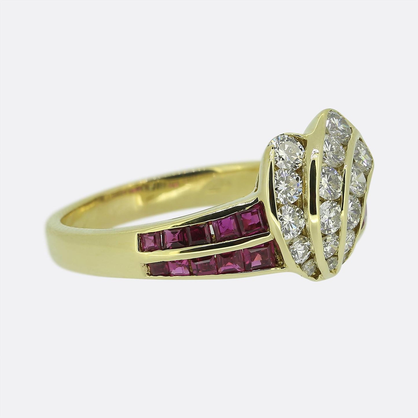 Wempe Ruby and Diamond Ring