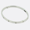 Cartier 10 Diamond Small LOVE Bangle Size 17