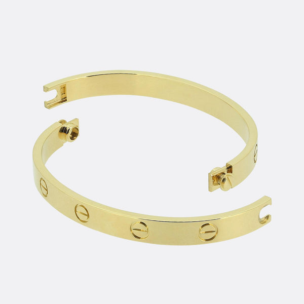 Cartier Classic Model LOVE Bangle Size 17